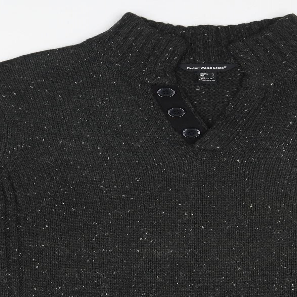 Cedar Wood State Mens Brown   Pullover Jumper Size L