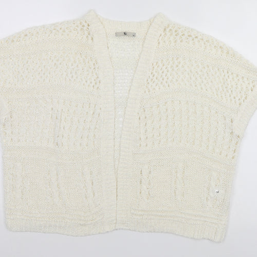 TU Womens Ivory   Cardigan Jumper Size 10