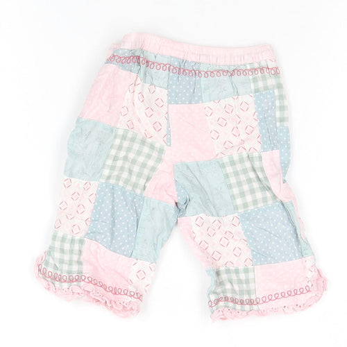 NEXT Girls Grey Geometric  Sweatpants Trousers Size 3-6 Months