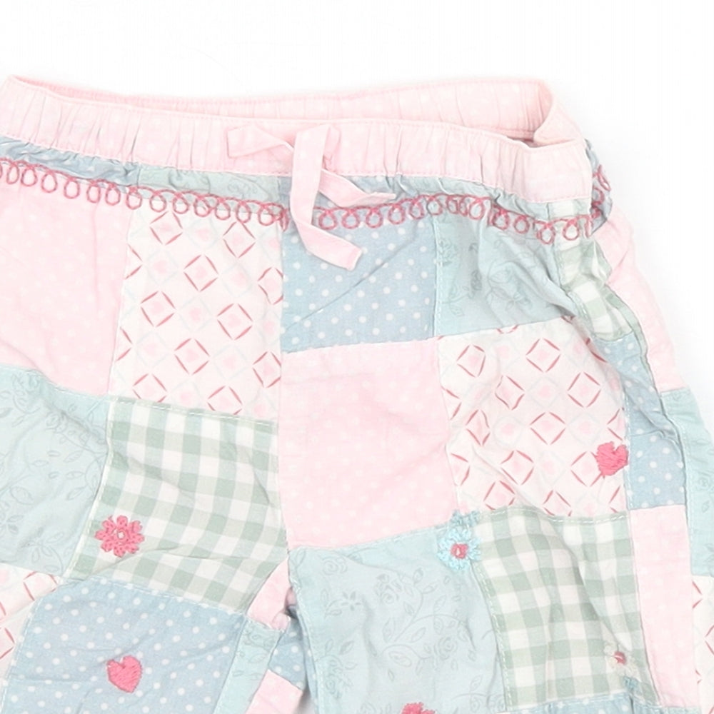 NEXT Girls Grey Geometric  Sweatpants Trousers Size 3-6 Months