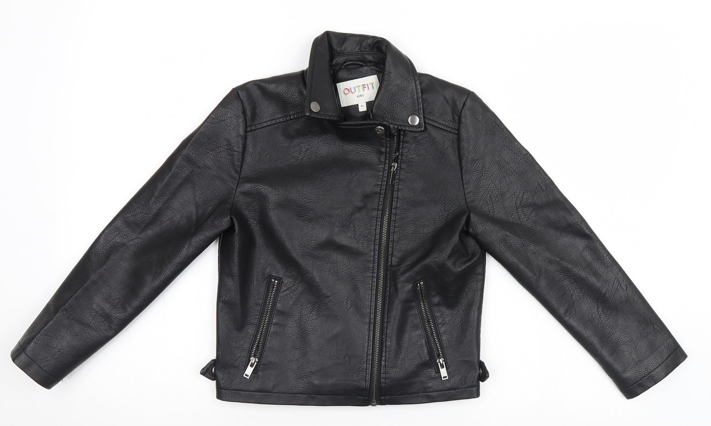 Outfit Boys Black   Jacket  Size 9 Years