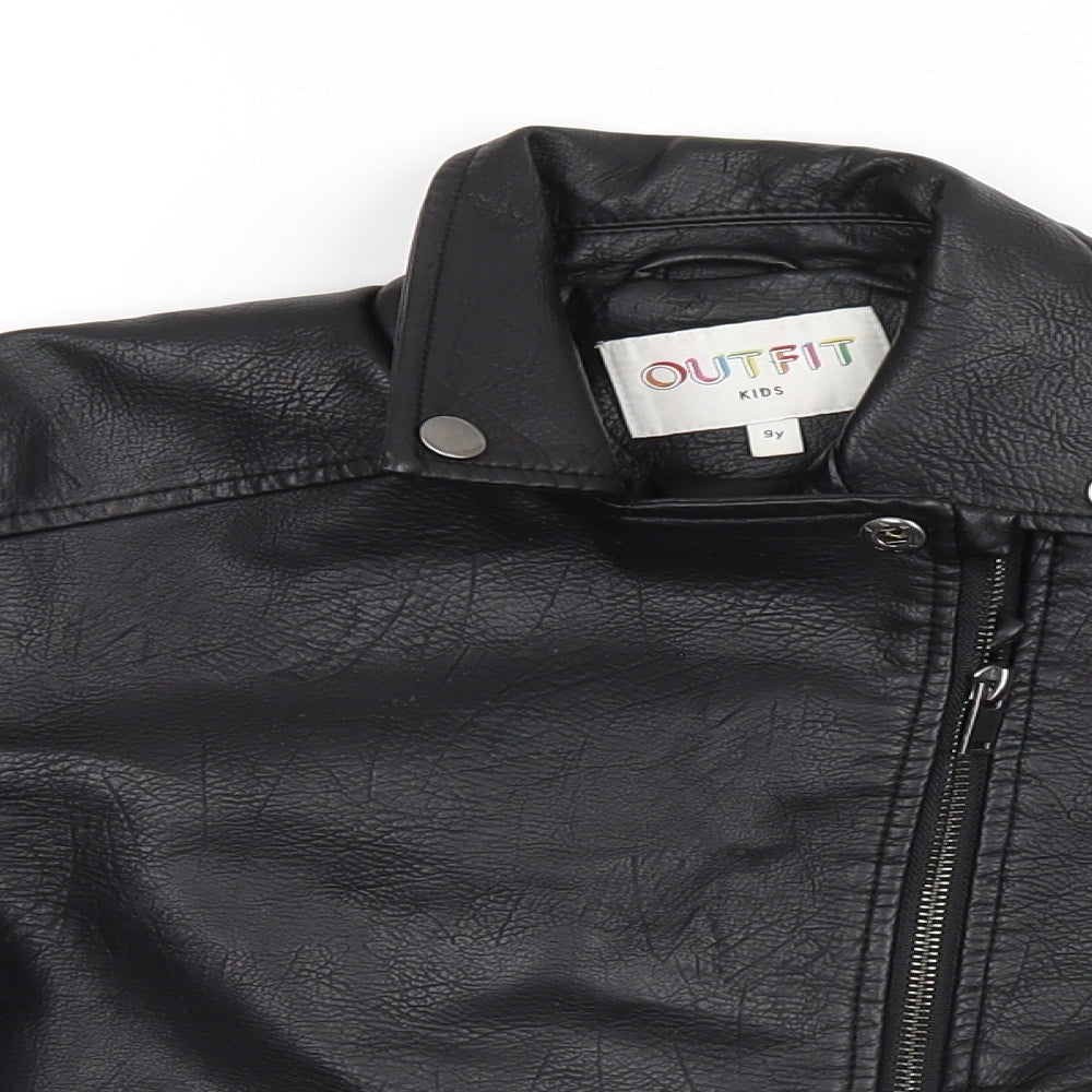 Outfit Boys Black   Jacket  Size 9 Years