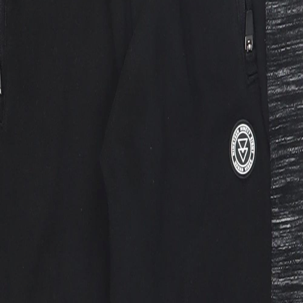 George Girls Black   Sweatpants Trousers Size 8-9 Years
