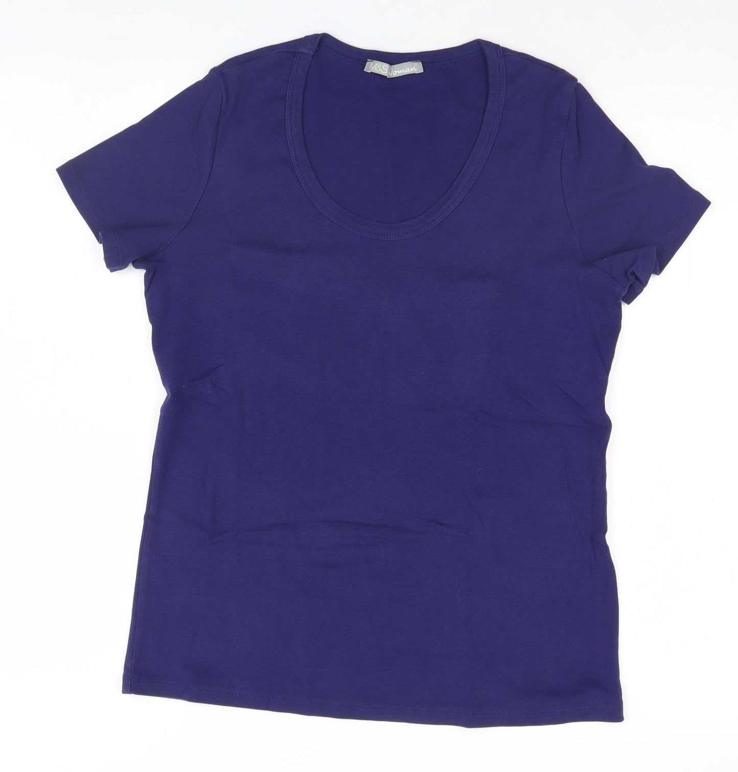 Marks and Spencer Womens Blue   Basic T-Shirt Size 18
