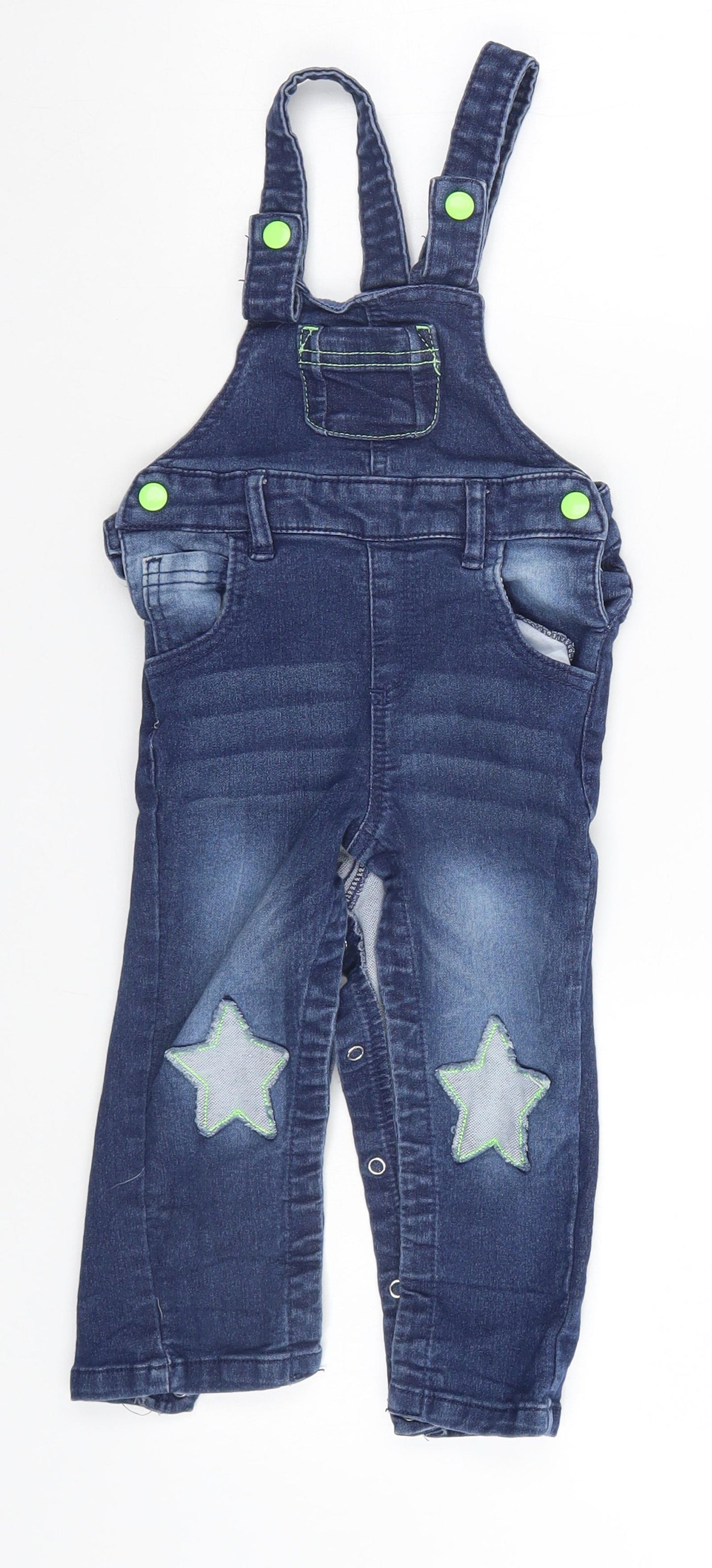 Pep & co Baby Blue   Trousers One-Piece Size 18-24 Months  - Stars