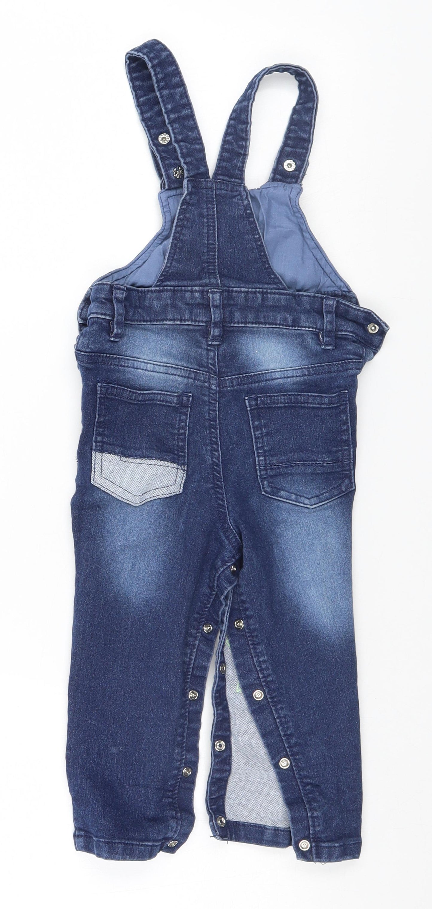 Pep & co Baby Blue   Trousers One-Piece Size 18-24 Months  - Stars
