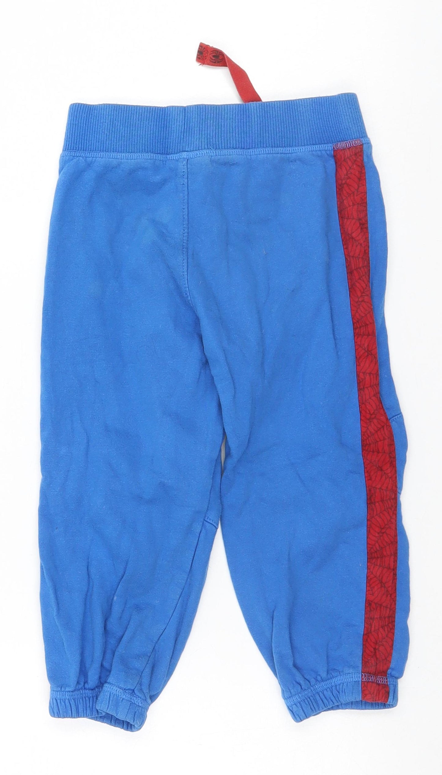 Marvel Boys Blue   Sweatpants Trousers Size 2-3 Years - Spider Man