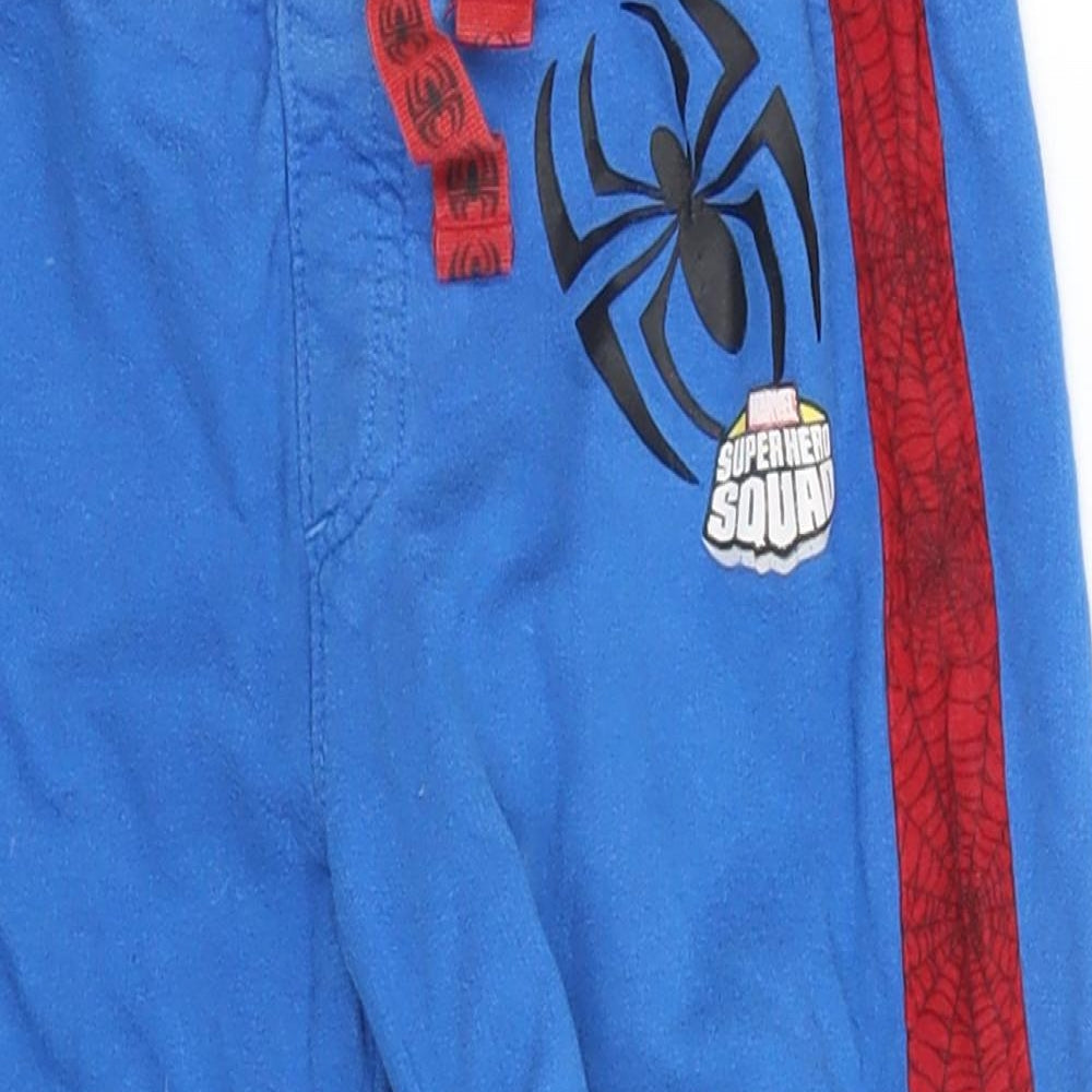 Marvel Boys Blue   Sweatpants Trousers Size 2-3 Years - Spider Man