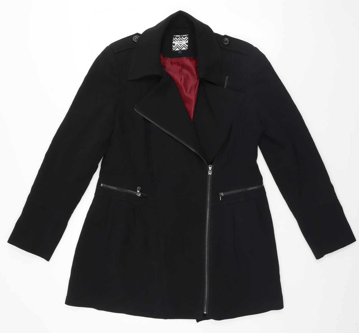 NEXT Womens Black   Jacket Coat Size 14