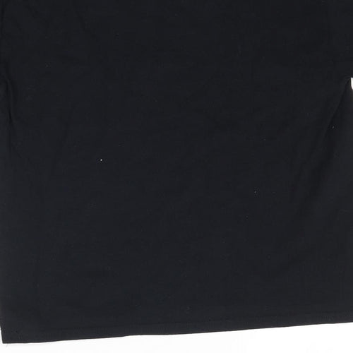 Gildan Boys Black   Basic T-Shirt Size S  - Temple Martial Arts