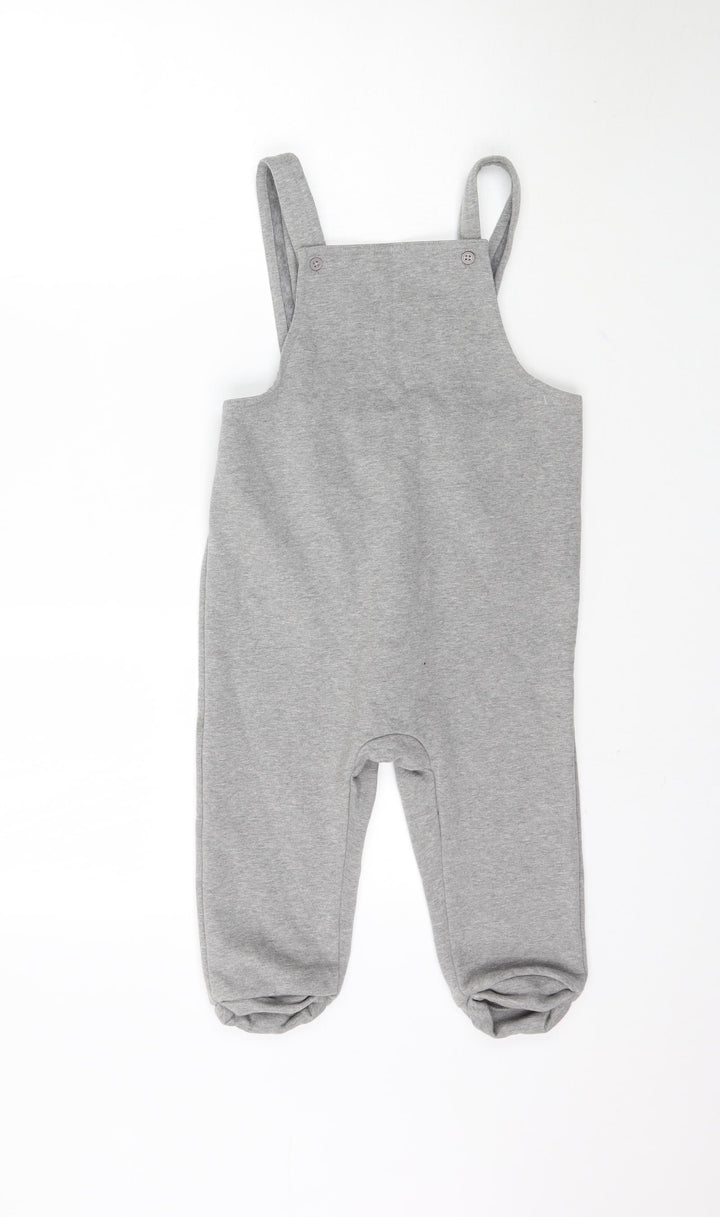 Preworn Girls Grey   Jumpsuit One-Piece Size 4-5 Years