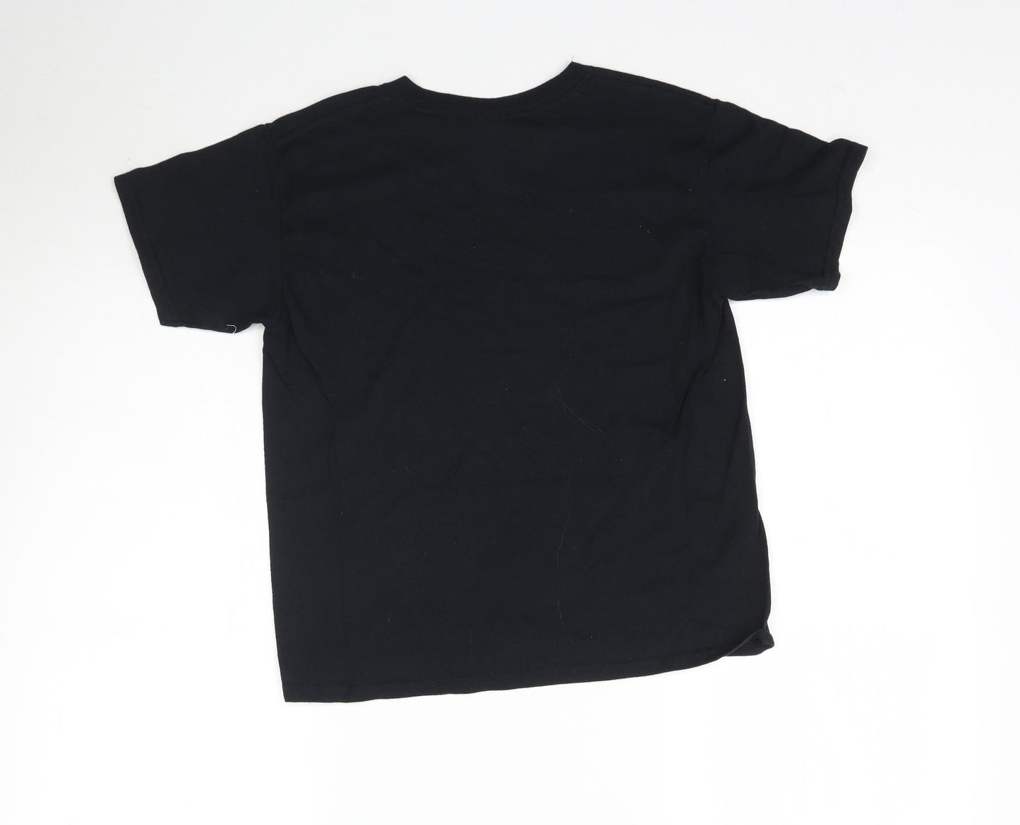 Gildan Boys Black   Basic T-Shirt Size S  - Temple Martial Arts