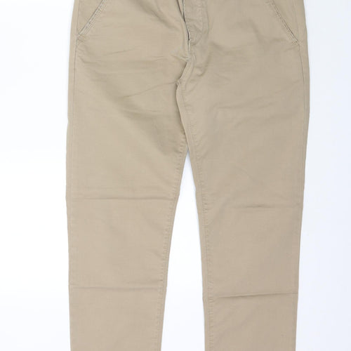 Burton Mens Beige  Denim Skinny Jeans Size 32 in L32 in