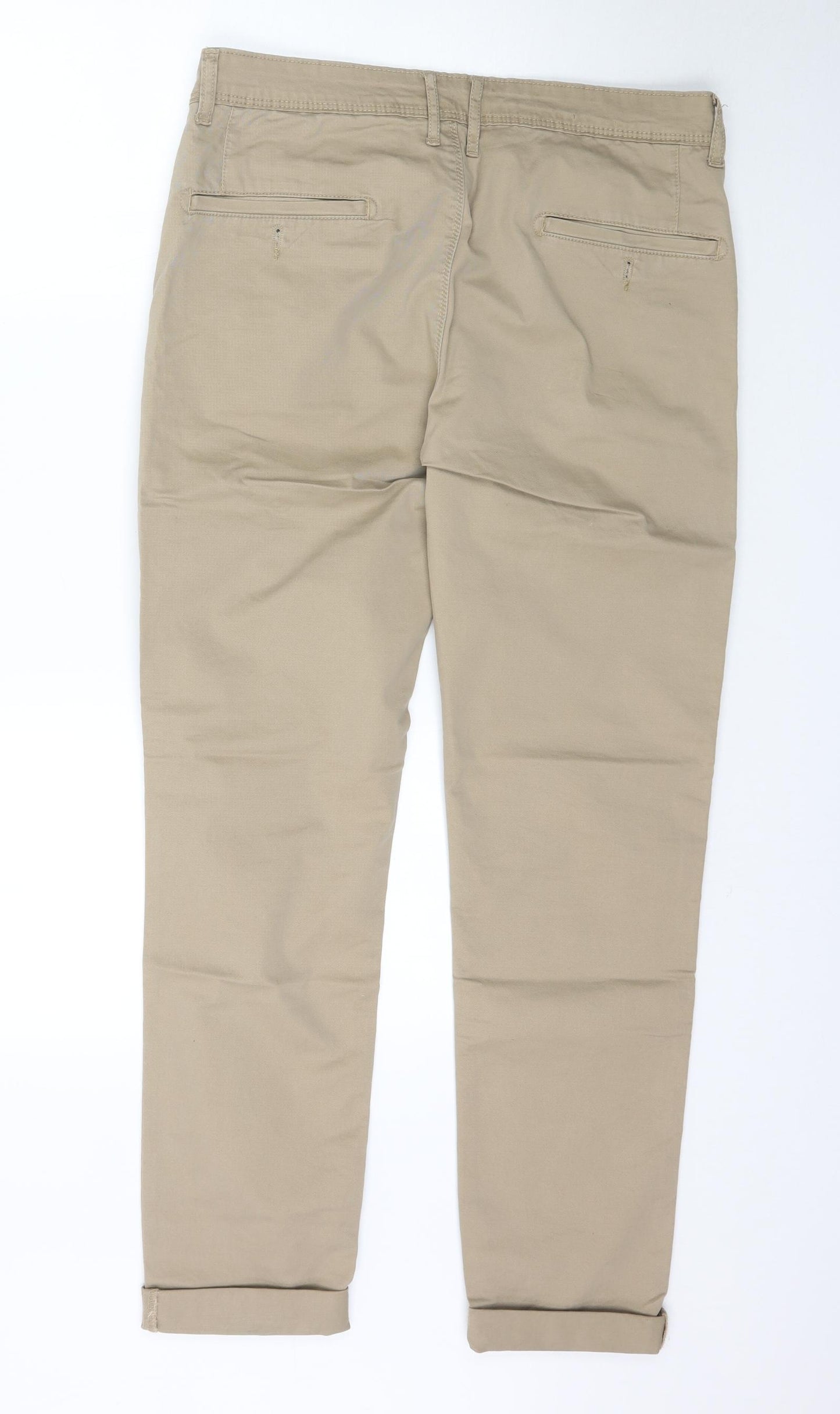 Burton Mens Beige  Denim Skinny Jeans Size 32 in L32 in