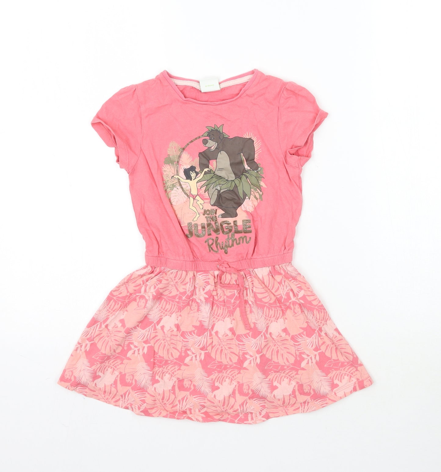 Disney Girls Pink   Fit & Flare  Size 5-6 Years  - Jungle Book