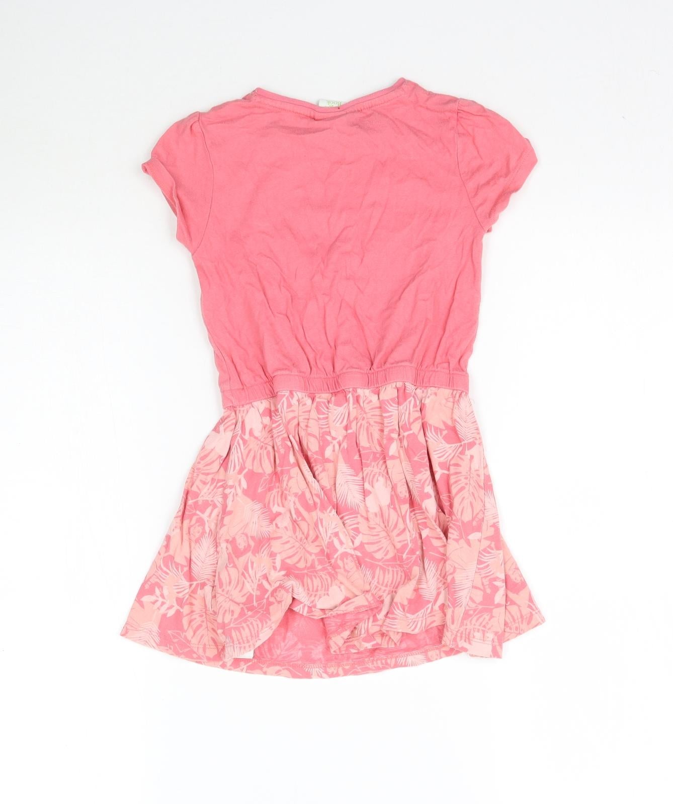 Disney Girls Pink   Fit & Flare  Size 5-6 Years  - Jungle Book