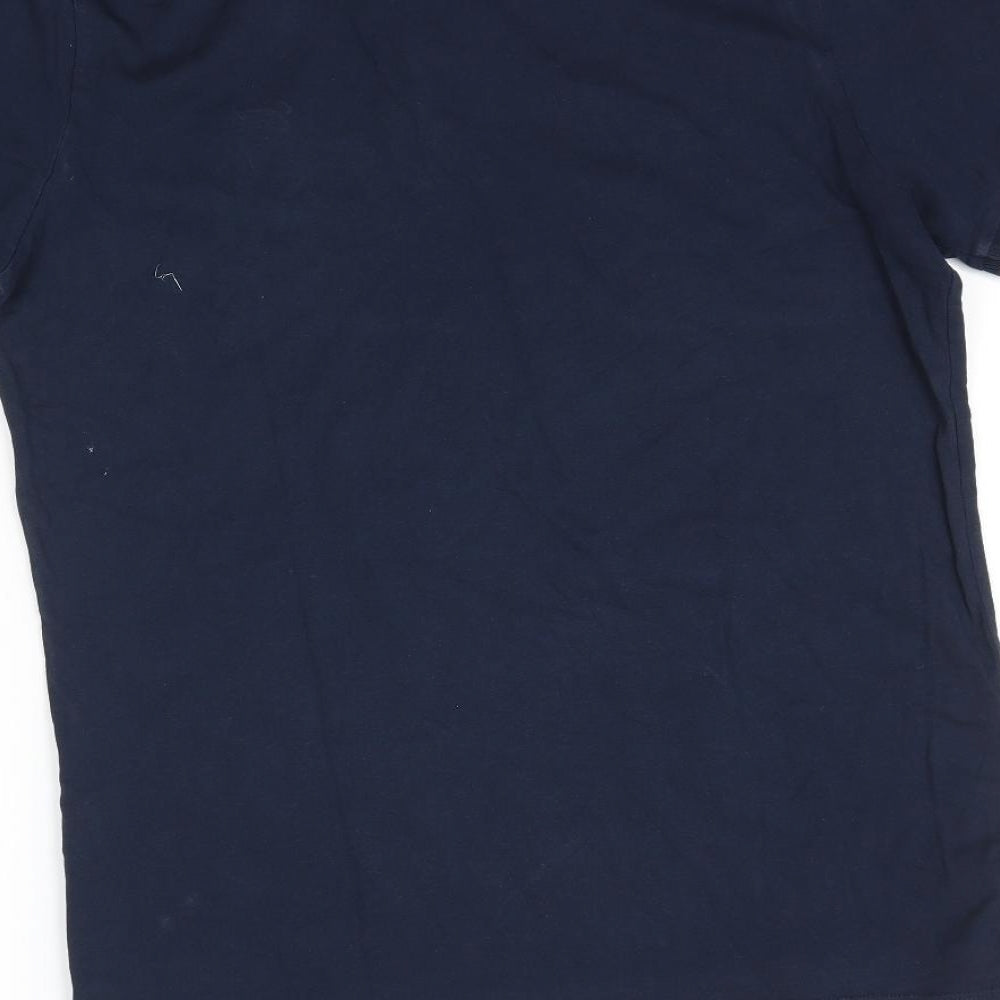 Jack Jones Mens Blue    Polo Size L