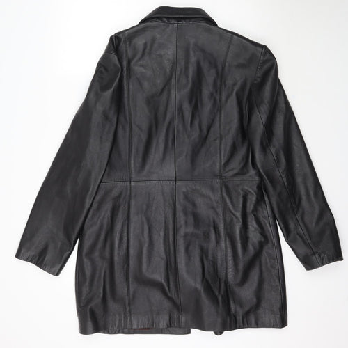 Sardar Womens Black   Overcoat Coat Size 16