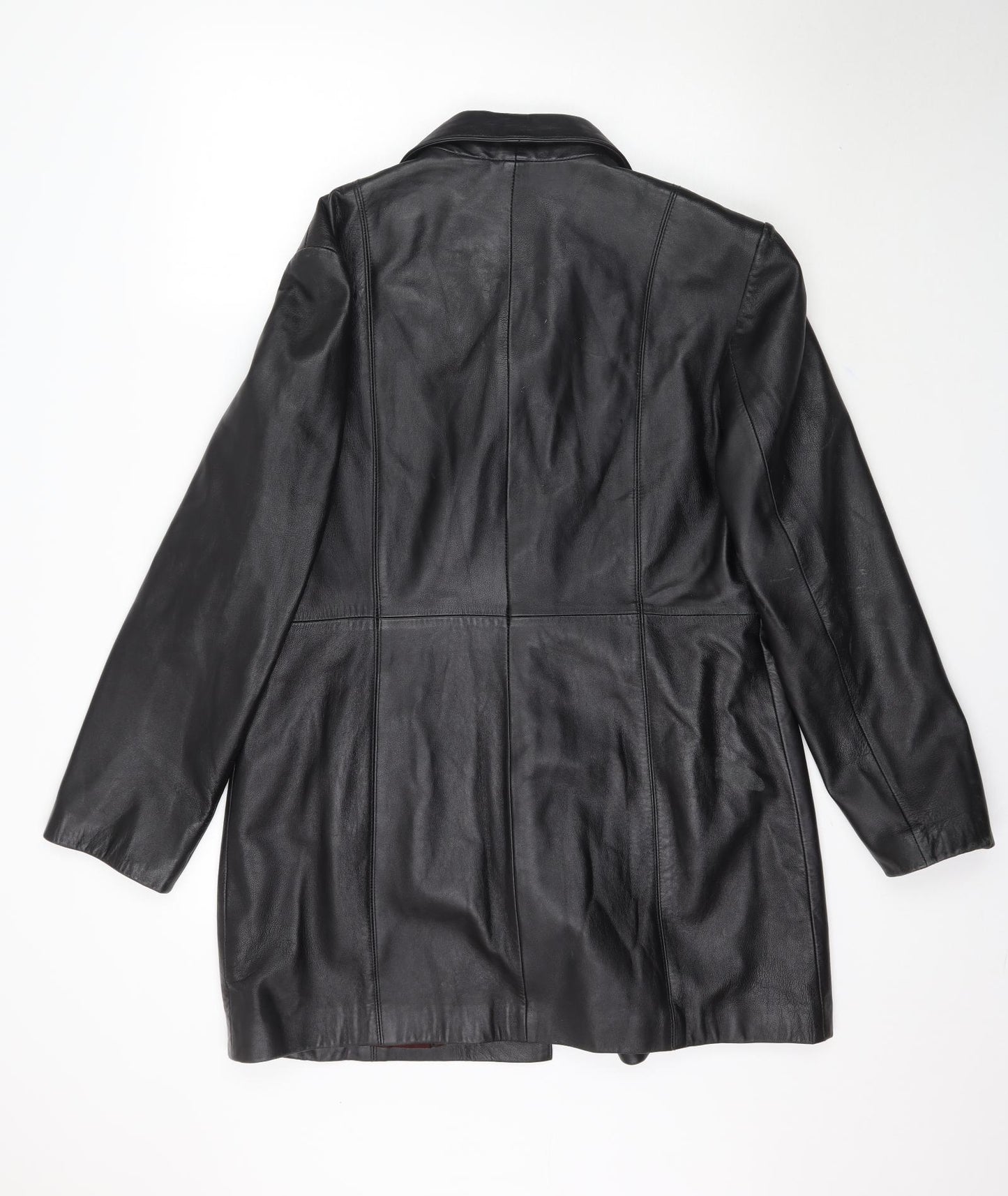 Sardar Womens Black   Overcoat Coat Size 16