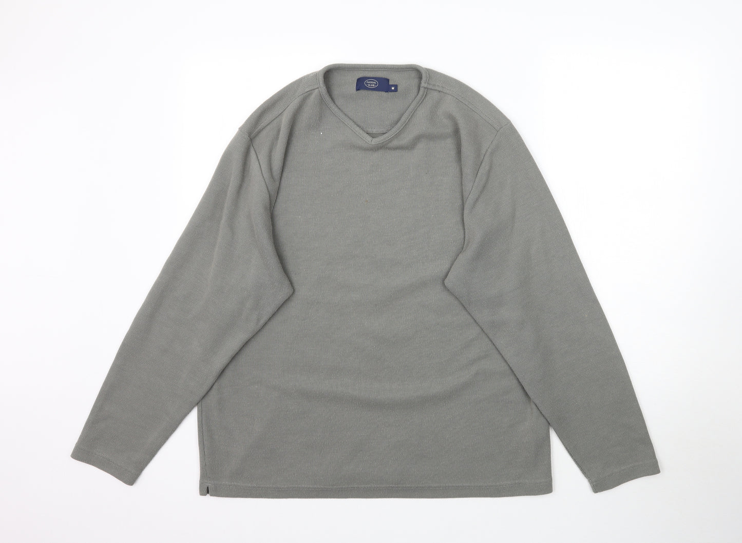 Debenhams Mens Grey  Knit Pullover Jumper Size M