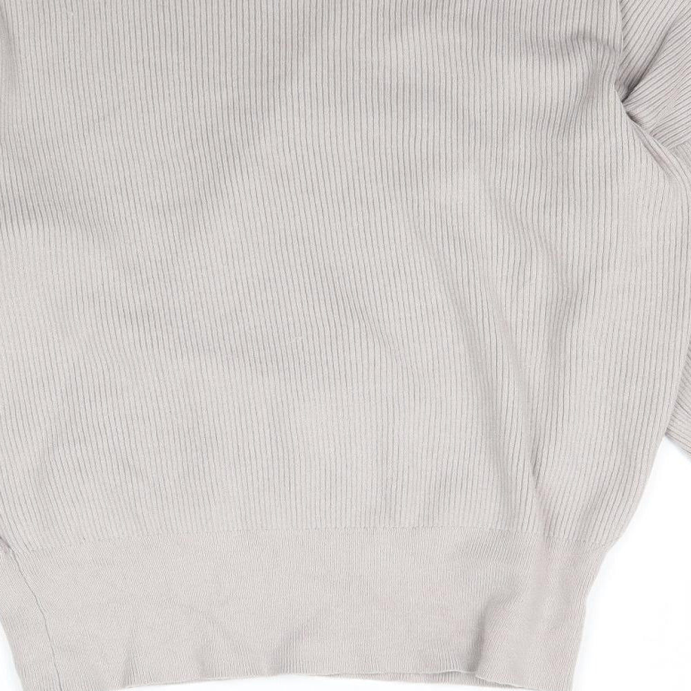 F&F Womens Grey   Wrap Blouse Size 16
