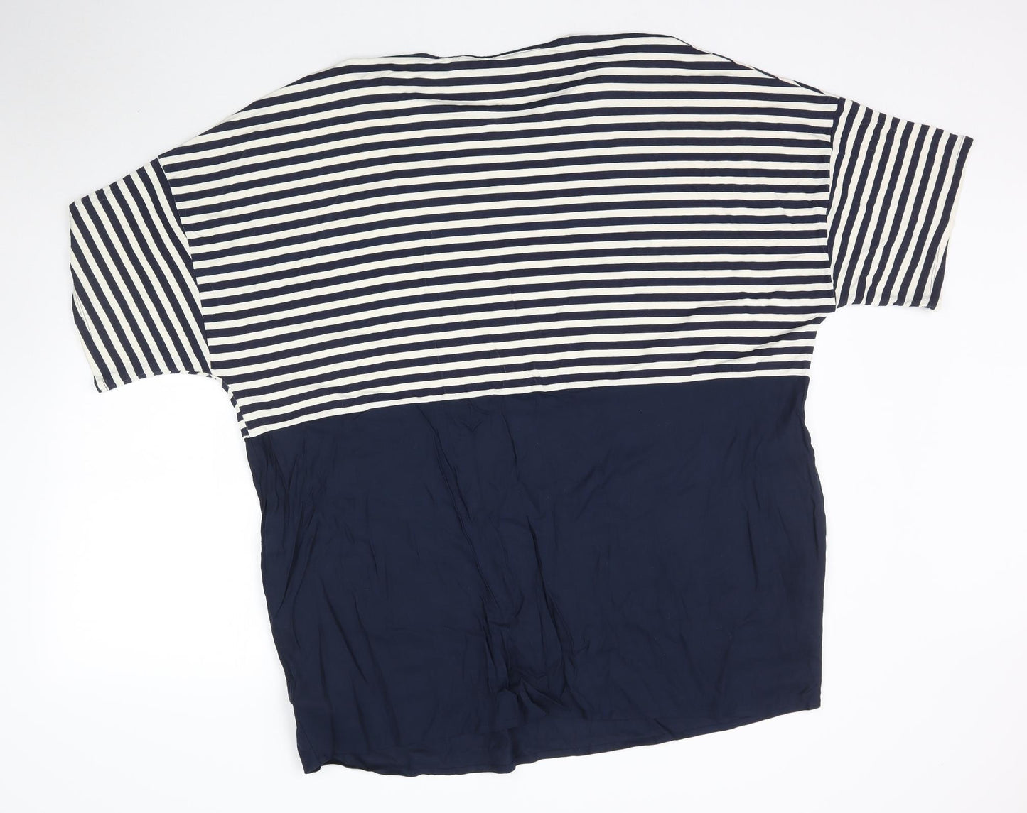 Capsule Womens Multicoloured Striped  Basic T-Shirt Size 20
