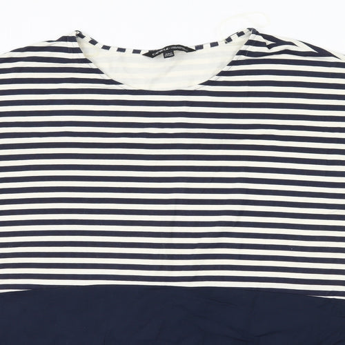 Capsule Womens Multicoloured Striped  Basic T-Shirt Size 20