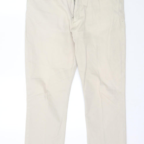 Marks and Spencer Womens Beige   Trousers  Size 38 in L28 in