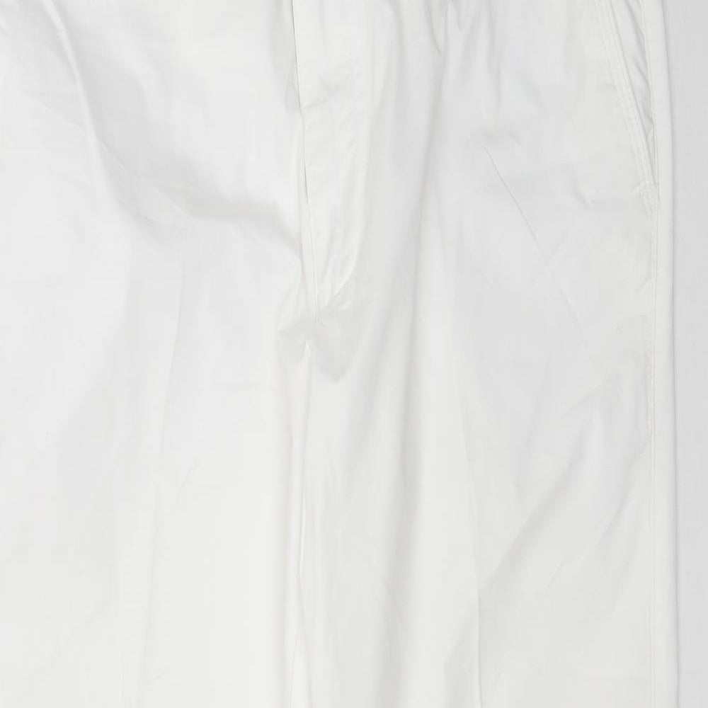 Marks and Spencer Womens White   Trousers  Size 36 in L28 in