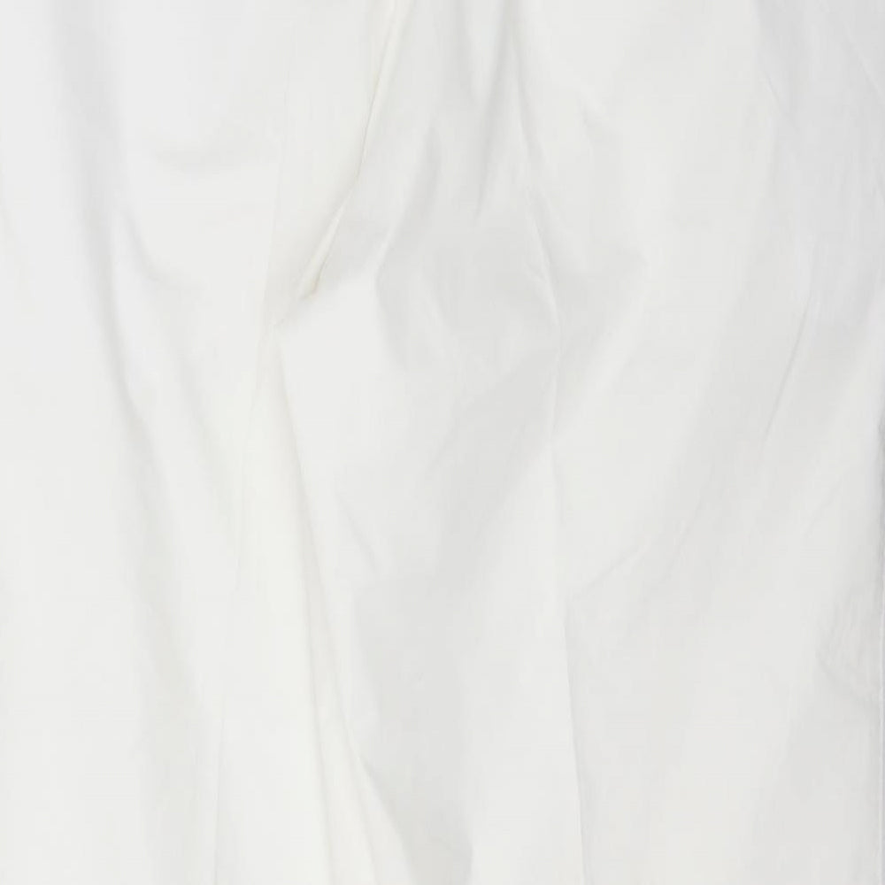 Marks and Spencer Womens White   Trousers  Size 36 in L28 in