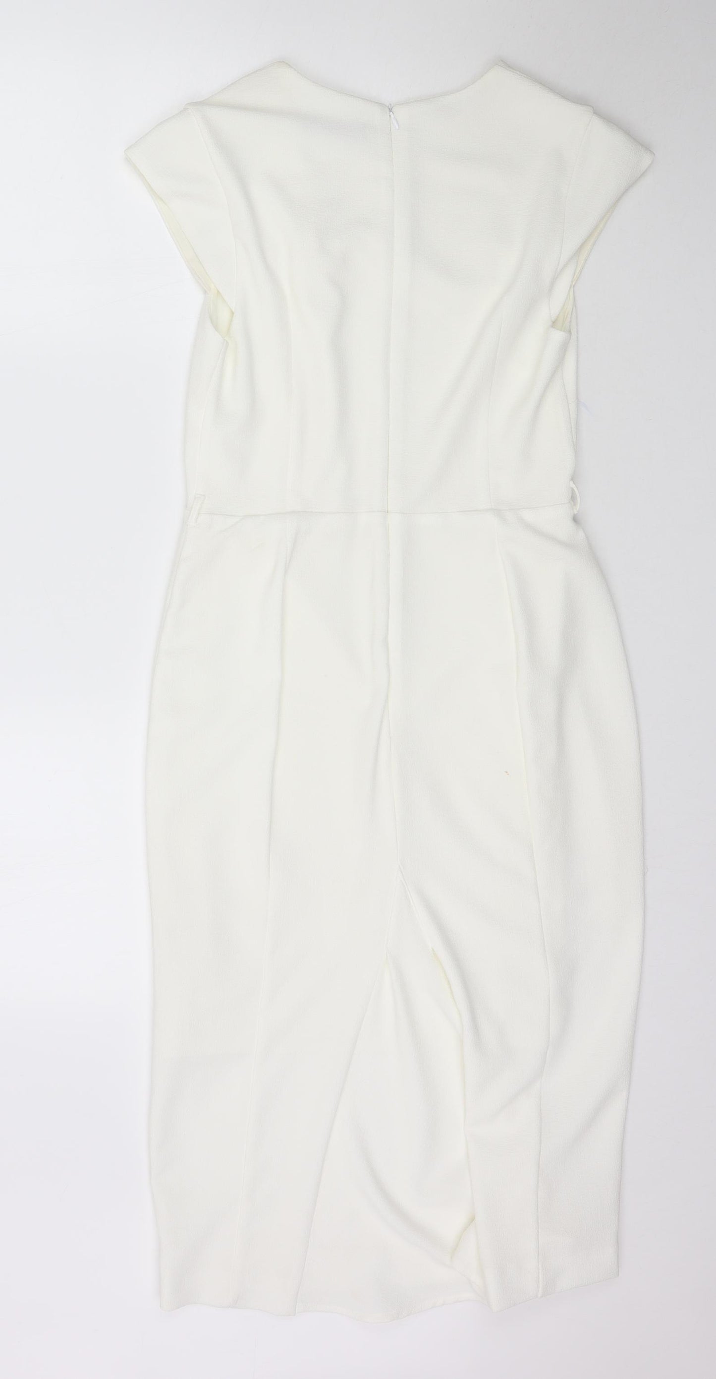 TU Womens Ivory   Pencil Dress  Size 12