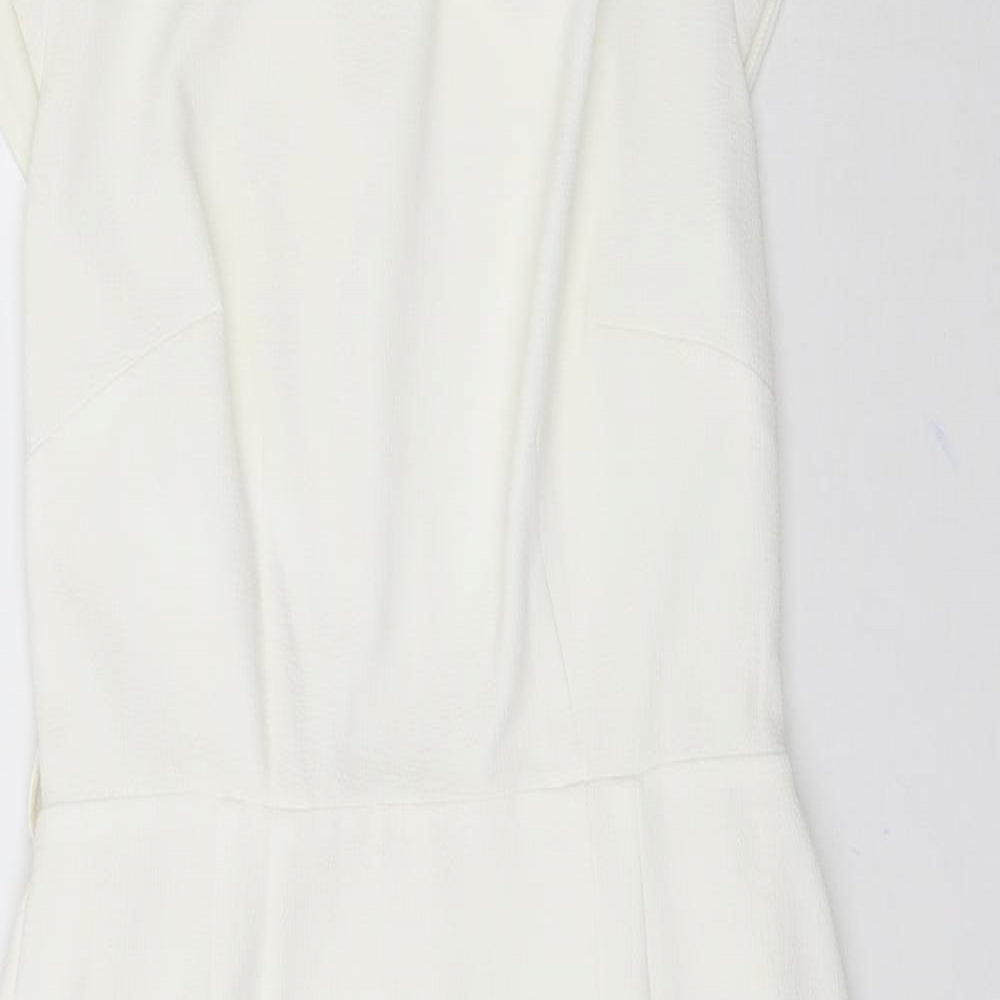 TU Womens Ivory   Pencil Dress  Size 12