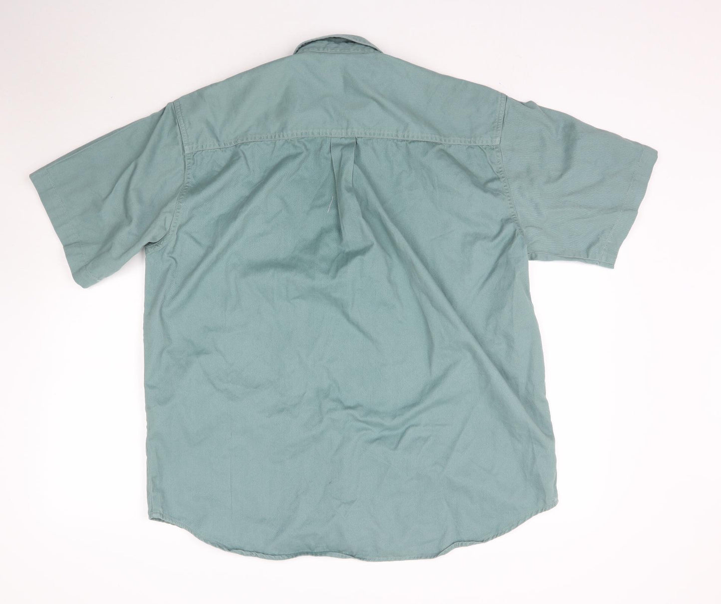 Cotton Traders Mens Grey    Button-Up Size L