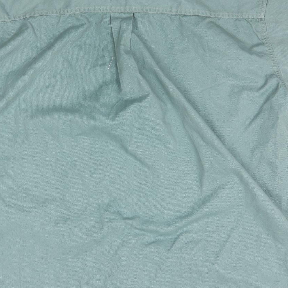 Cotton Traders Mens Grey    Button-Up Size L