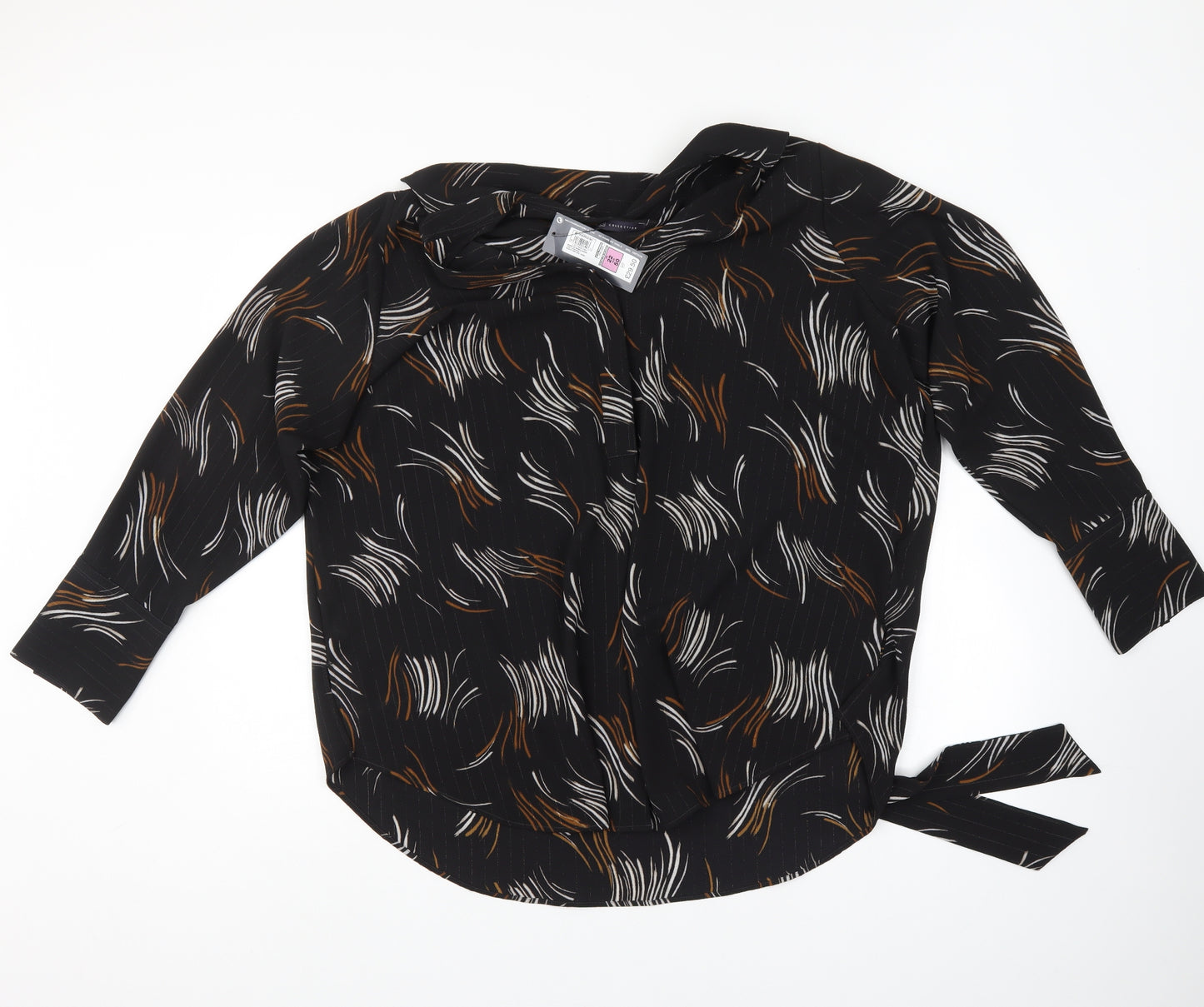 m&s Womens Black   Basic Blouse Size 22