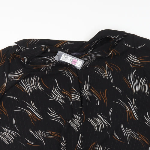 m&s Womens Black   Basic Blouse Size 22