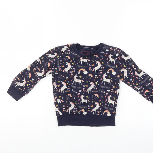 Blue Zoo Boys Blue   Pullover Sweatshirt Size 3-4 Years