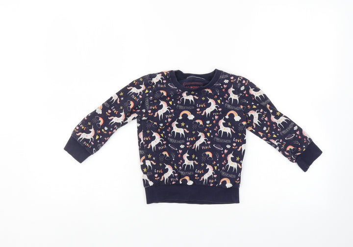 Blue Zoo Boys Blue   Pullover Sweatshirt Size 3-4 Years