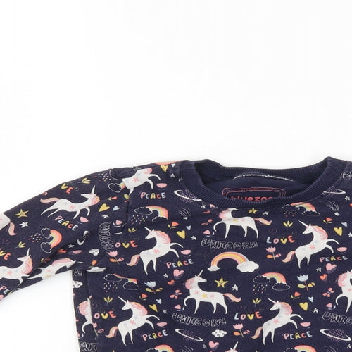 Blue Zoo Boys Blue   Pullover Sweatshirt Size 3-4 Years