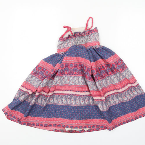 i love girlswear Girls Multicoloured Paisley  Tank Dress  Size 5 Years