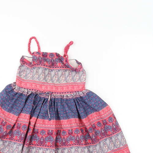 i love girlswear Girls Multicoloured Paisley  Tank Dress  Size 5 Years