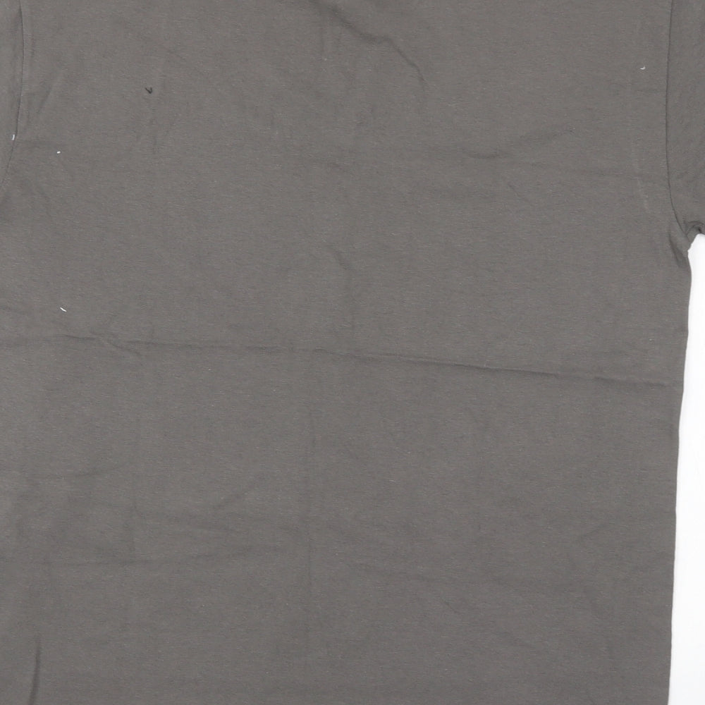 PRETTYLITTLETHING Womens Grey   Basic T-Shirt Size 12