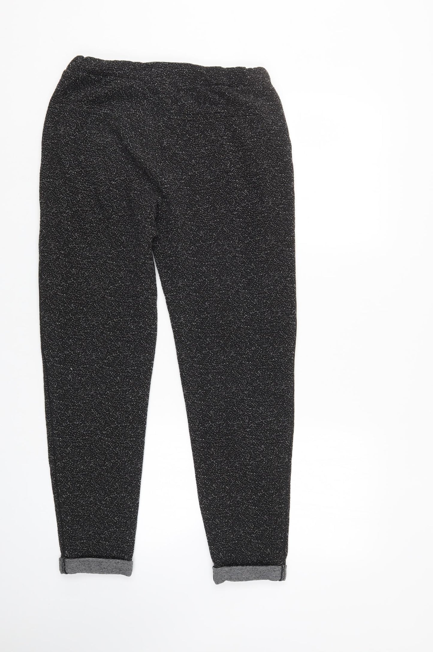 NEXT Womens Black   Sweatpants Trousers Size 8 L27 in