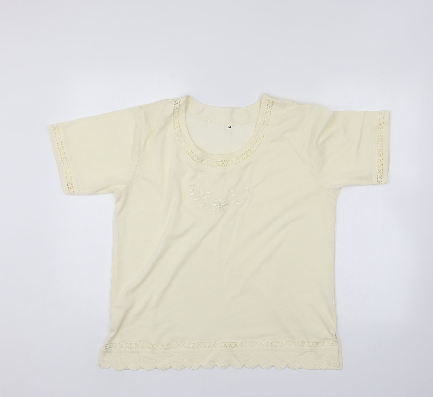 Preworn Womens Ivory   Basic Blouse Size M