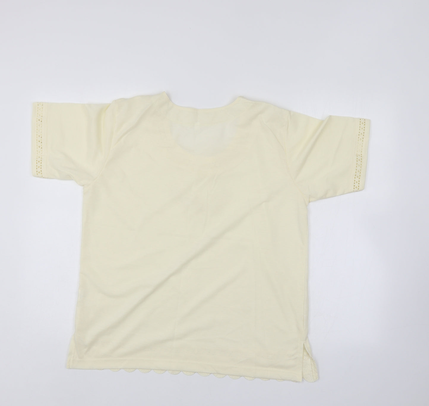 Preworn Womens Ivory   Basic Blouse Size M