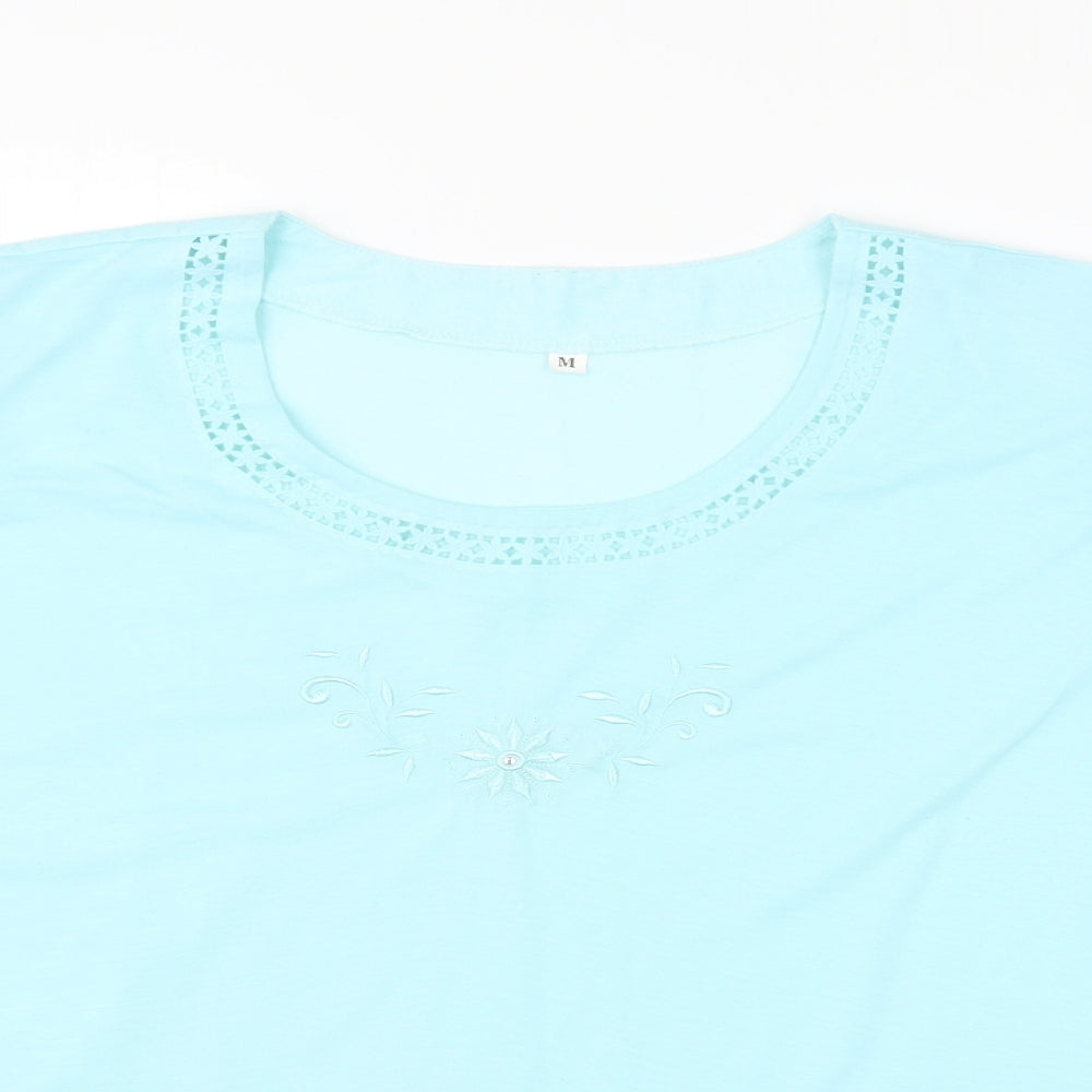 Preworn Womens Blue   Basic Blouse Size M