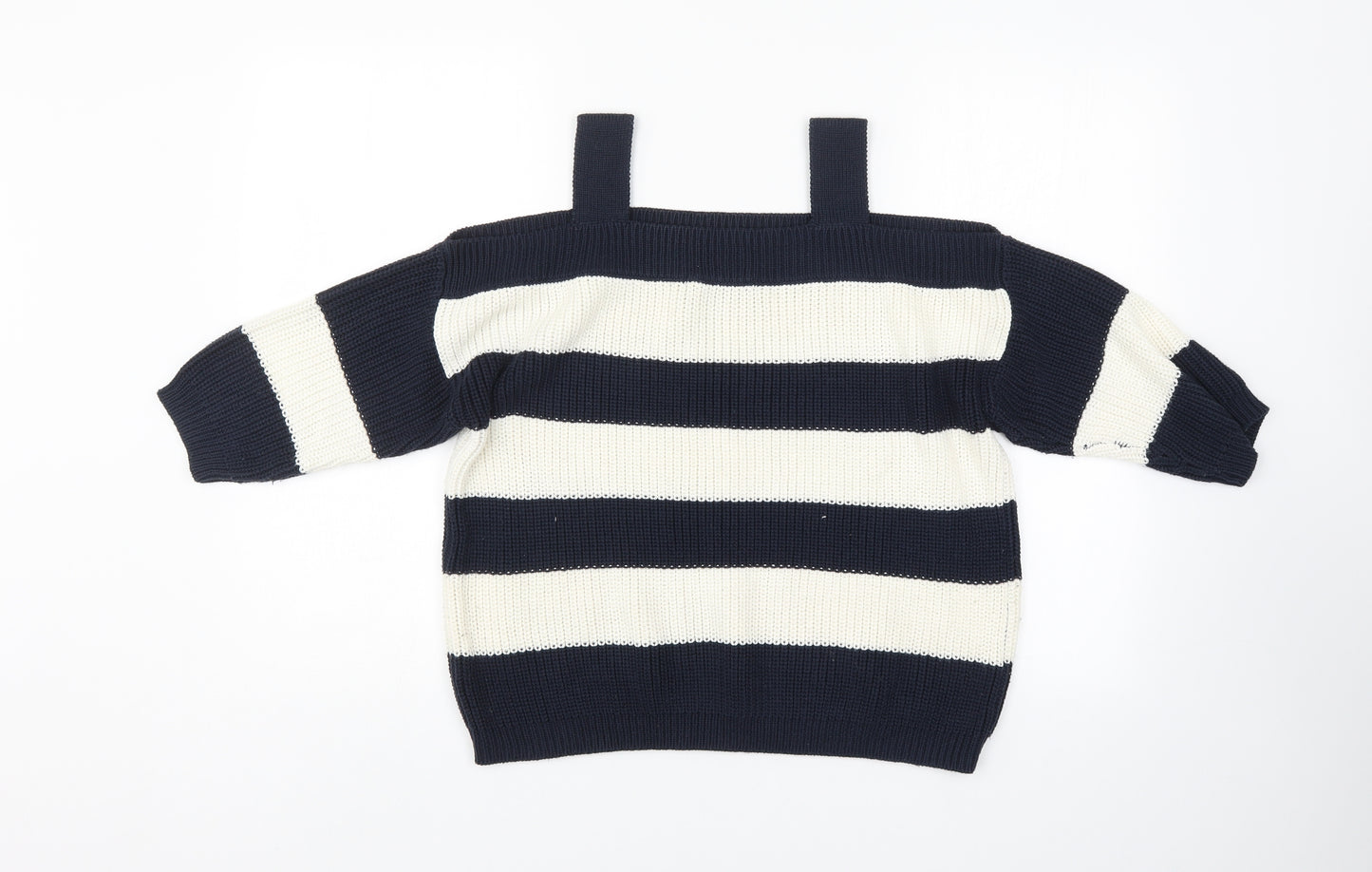 George Womens Blue Striped  Pullover Jumper Size 12