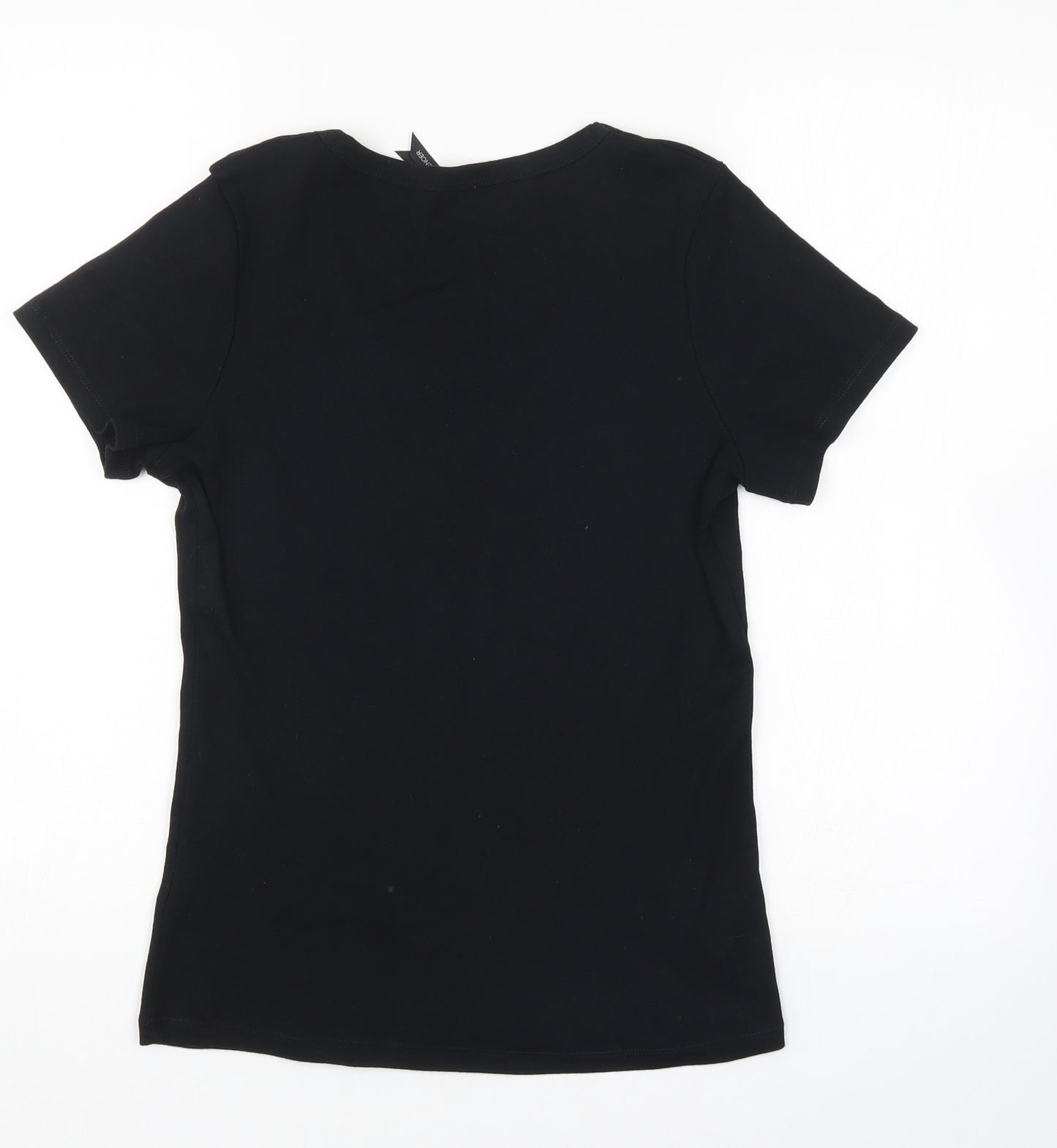 Marks and Spencer Womens Black   Basic T-Shirt Size 16