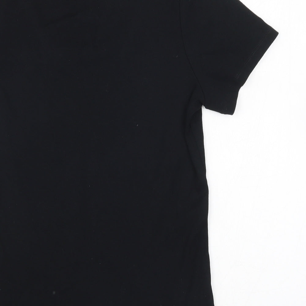 Marks and Spencer Womens Black   Basic T-Shirt Size 16