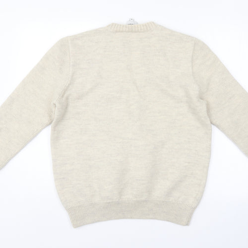 Jaeger Mens Ivory   Pullover Jumper Size XL